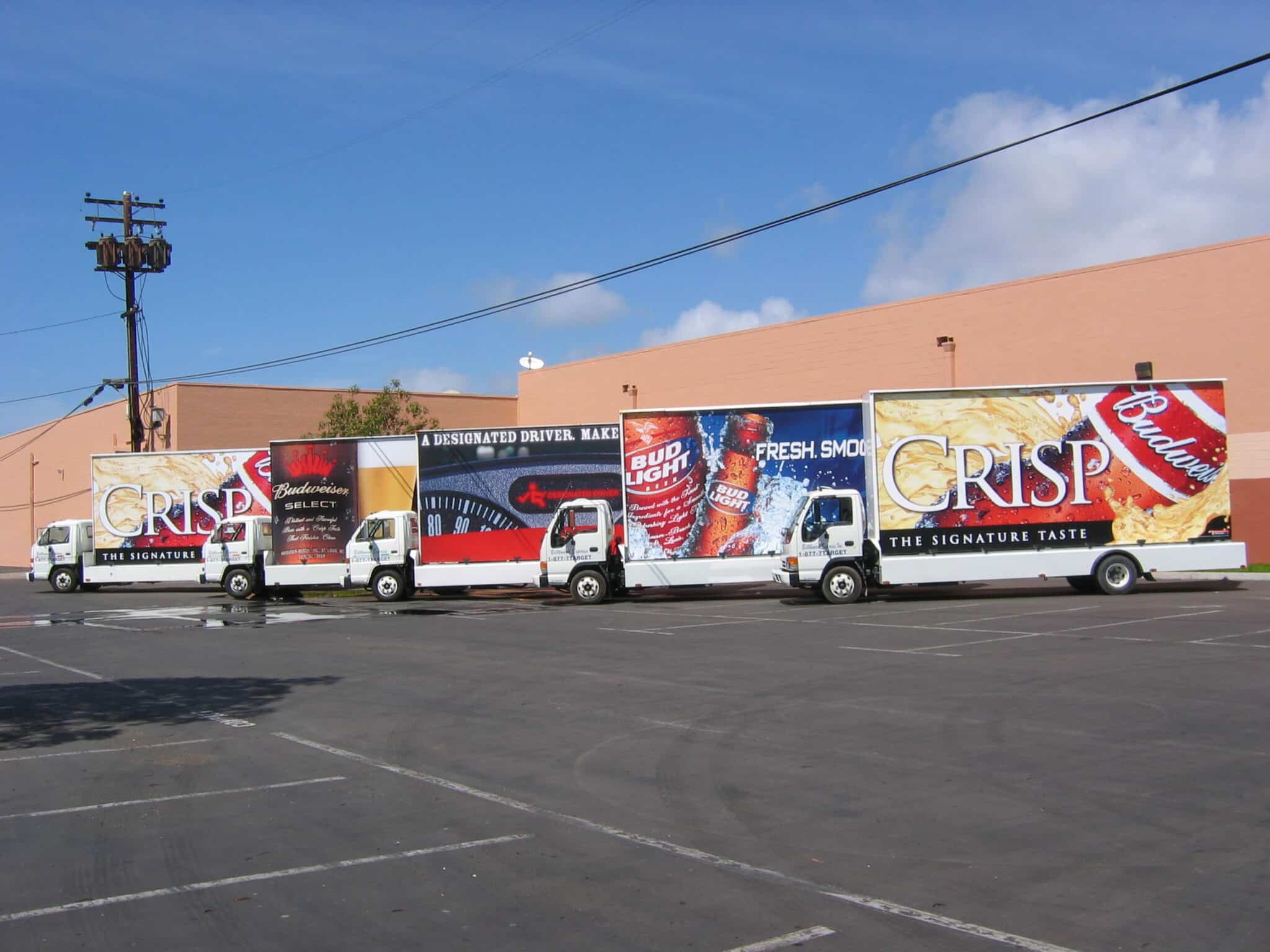 Budweiser mobile billboard