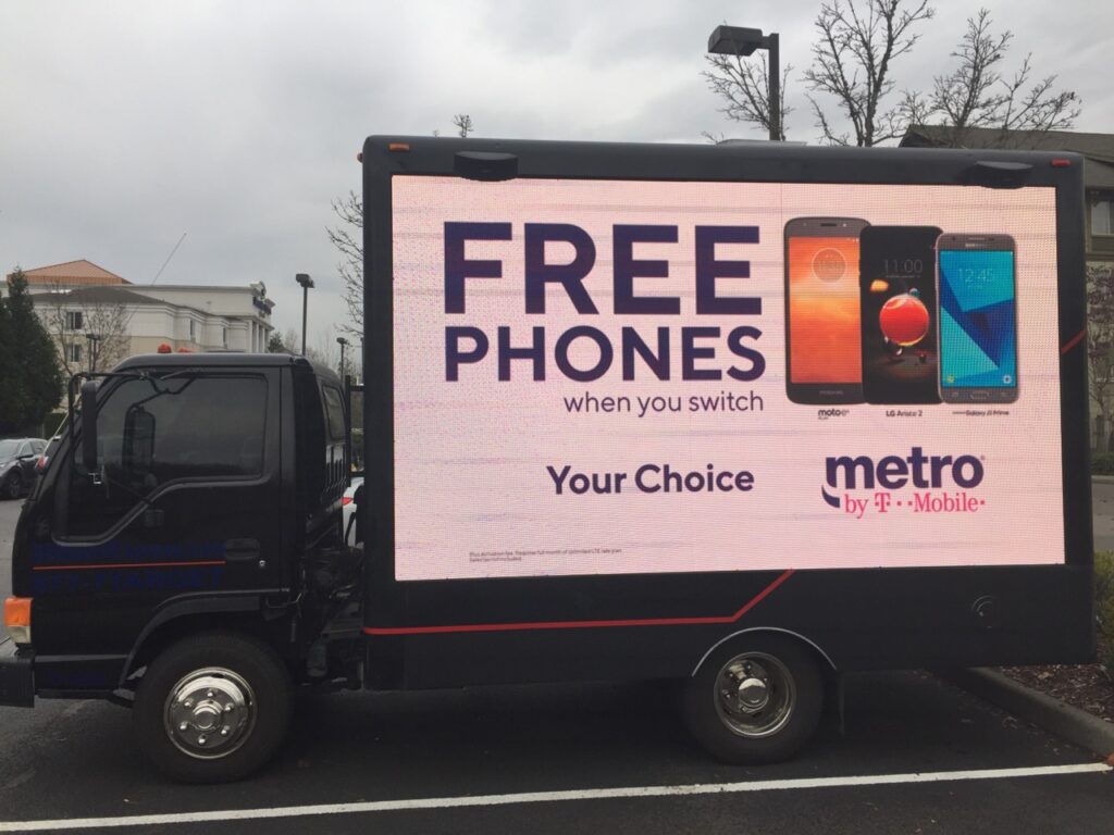 mobile advertising truck