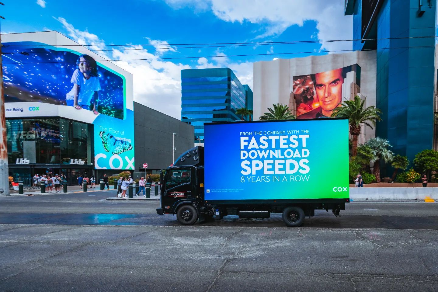 las vegas mobile billboard truck advertising