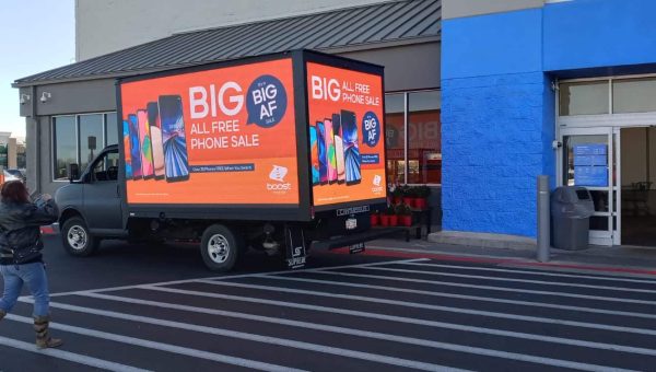 digital billboard truck